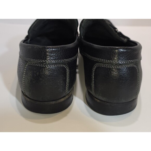 Donald Pliner Donnie Loafers Shoes Mens Size 10.5 Black Leather Horsebit Slip On main image 7